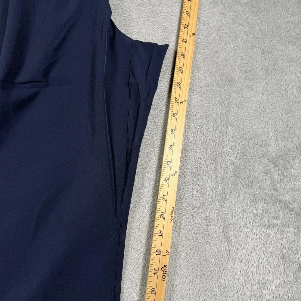 Fabletics The Only Pant Mens 35x32 Navy Blue Chino Stretch‎ Water Resistant NWT